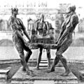 2023-05-29 - Bronzeskulptur von 1989 (Titel: Bürger tragen ihre Stadt)